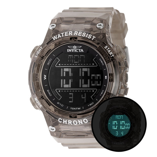 49043 - Invicta Racing Burnout Digital Men's Watch - 52mm, Transparent, Brown #7 - image 1