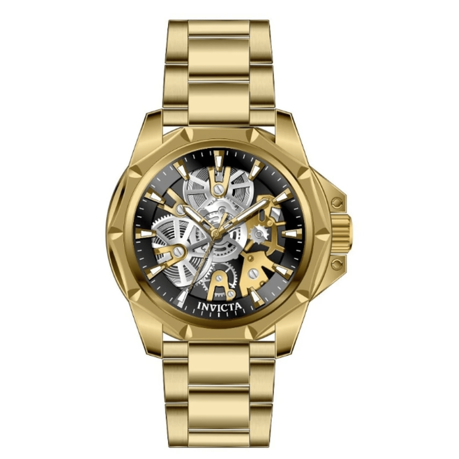 50380 - Invicta Objet D Vellic Art Men's Watch w/ Skeleton Dial - 44mm. Gold #1