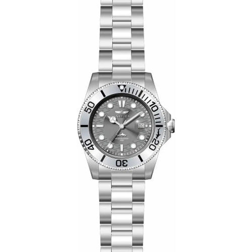 50889 - Invicta Pro Diver Men's Watch 42mm Steel Tone Case Grey Metal Dial Steel Band PC32 Quartz #2 - image 1