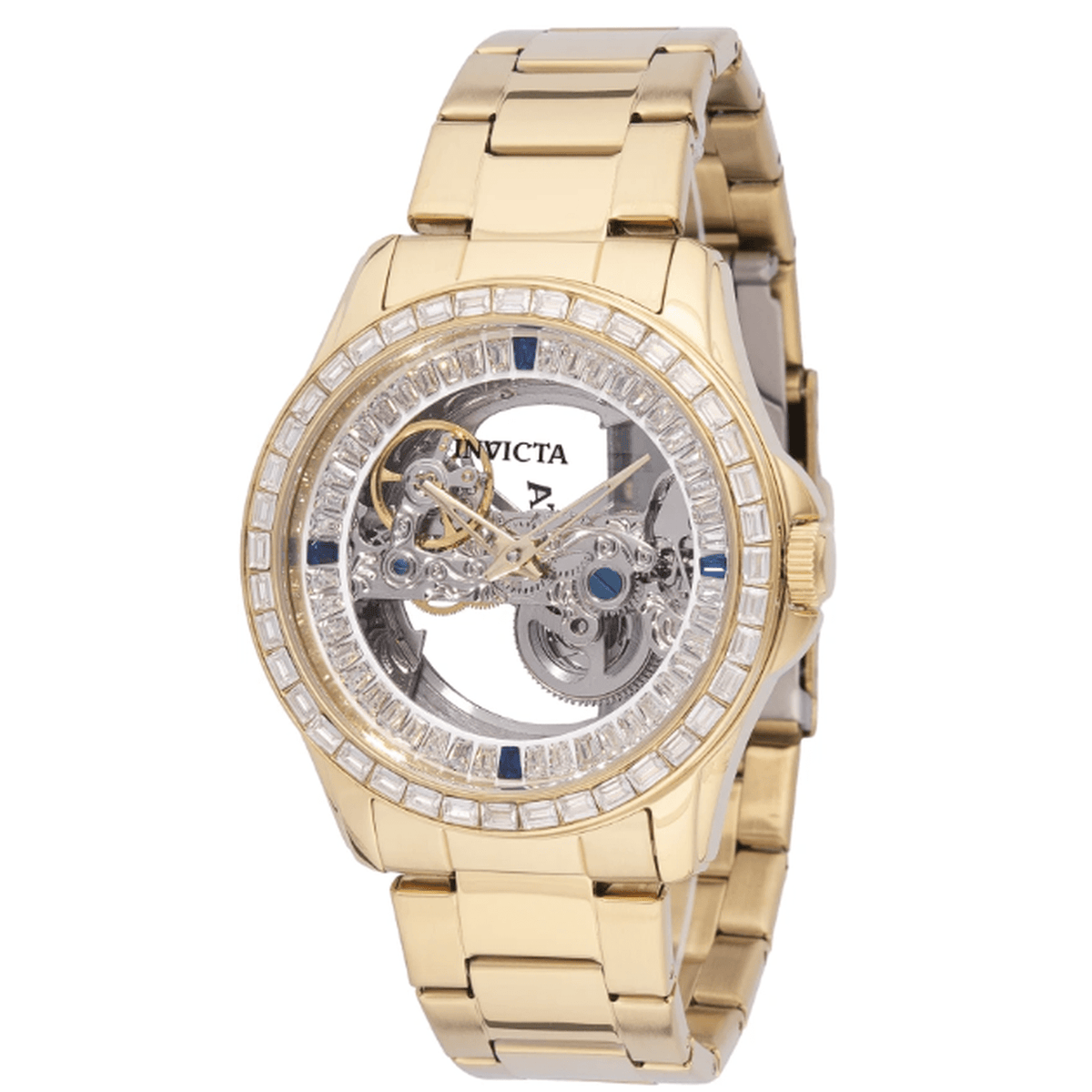 69114 - Invicta Objet D Art Idyll Automatic Men's Watch w/ Skeleton Dial - 43mm, Gold #12