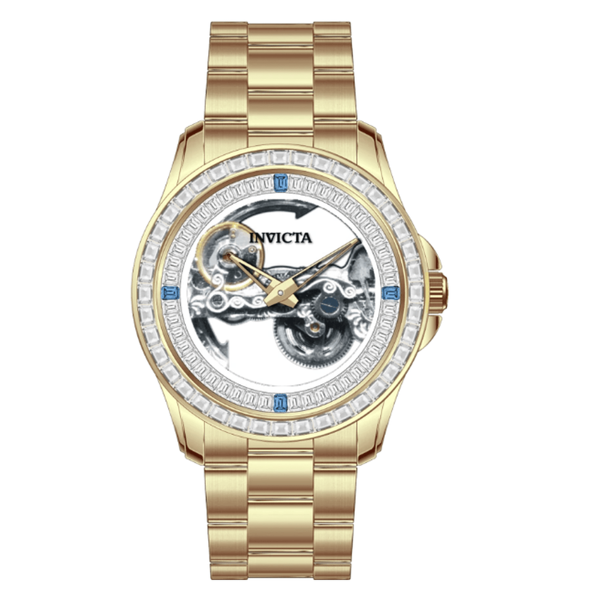 69114 - Invicta Objet D Art Idyll Automatic Men's Watch w/ Skeleton Dial - 43mm, Gold #12