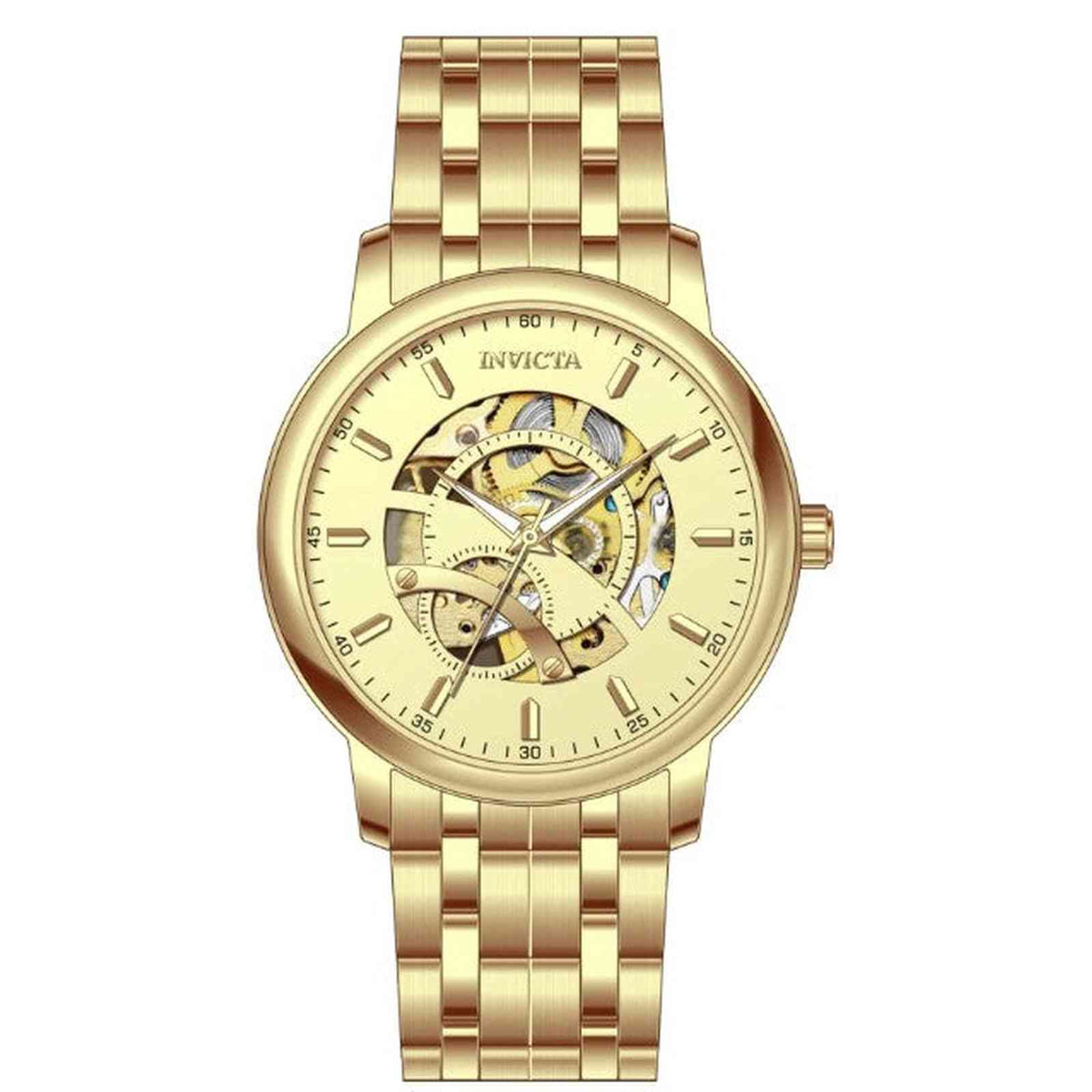 69119 - Invicta Objet D Art Automatic Men's Watch w/ Skeleton Dial - 42.5mm, Gold #1