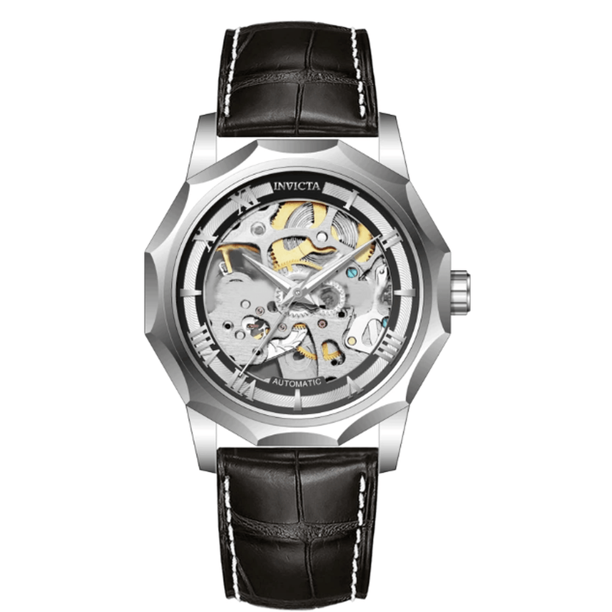 69128 - Invicta Objet D Art Epigraph Automatic Men's Watch w/ Skeleton Dial - 42mm, Black #3