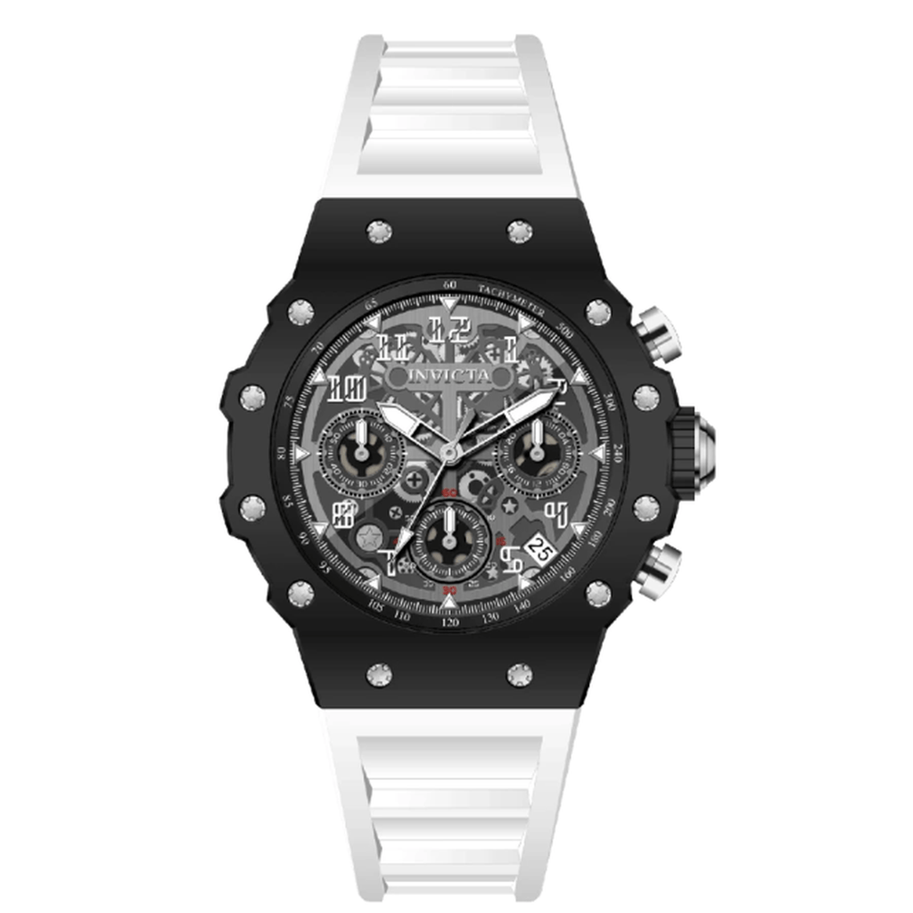69616 - Invicta Racing Apexium Unisex Watch - 41mm, White  #2