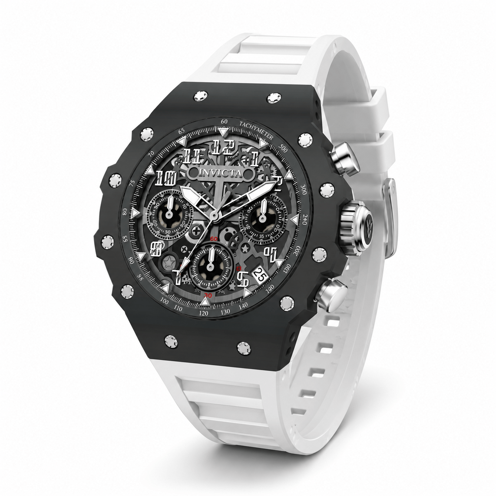 69618 - Invicta Racing Valyron Unisex Watch - 41mm, White #1