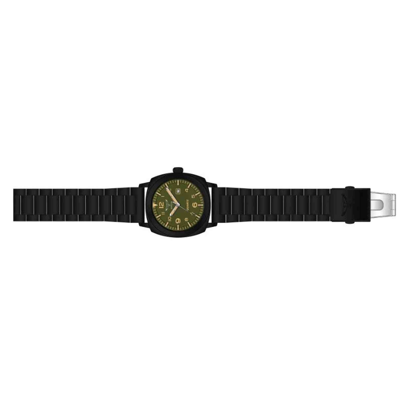 69630 - Invicta Specialty Men 44mm Metal Black Military Green dial MG68 Quartz #47