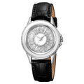 70373 - Invicta Celestial Lady 37.3mm Silver Tone Case Silver Metal Dial Black Band SD-006 Quartz #3