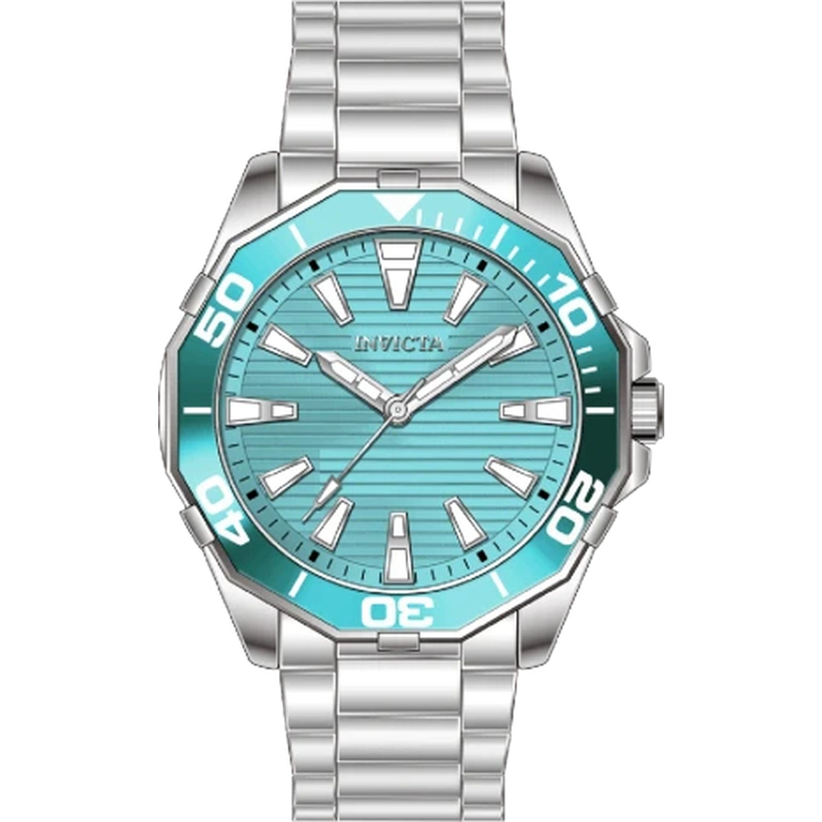79014 - INVICTA Diver Meridian Men 46mm Metal Silver Light Blue dial MG68 Quartz #34 - image 2