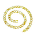 80935 - Invicta Elements Iced Out Cuban Chain Necklace. Gold #16