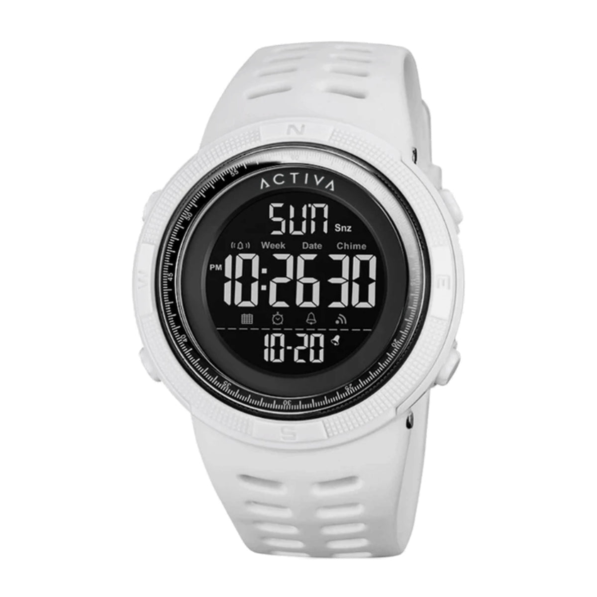 ACW1915-007 - Activa Summit X Invicta Men's Digital Watch - 50mm, White #1