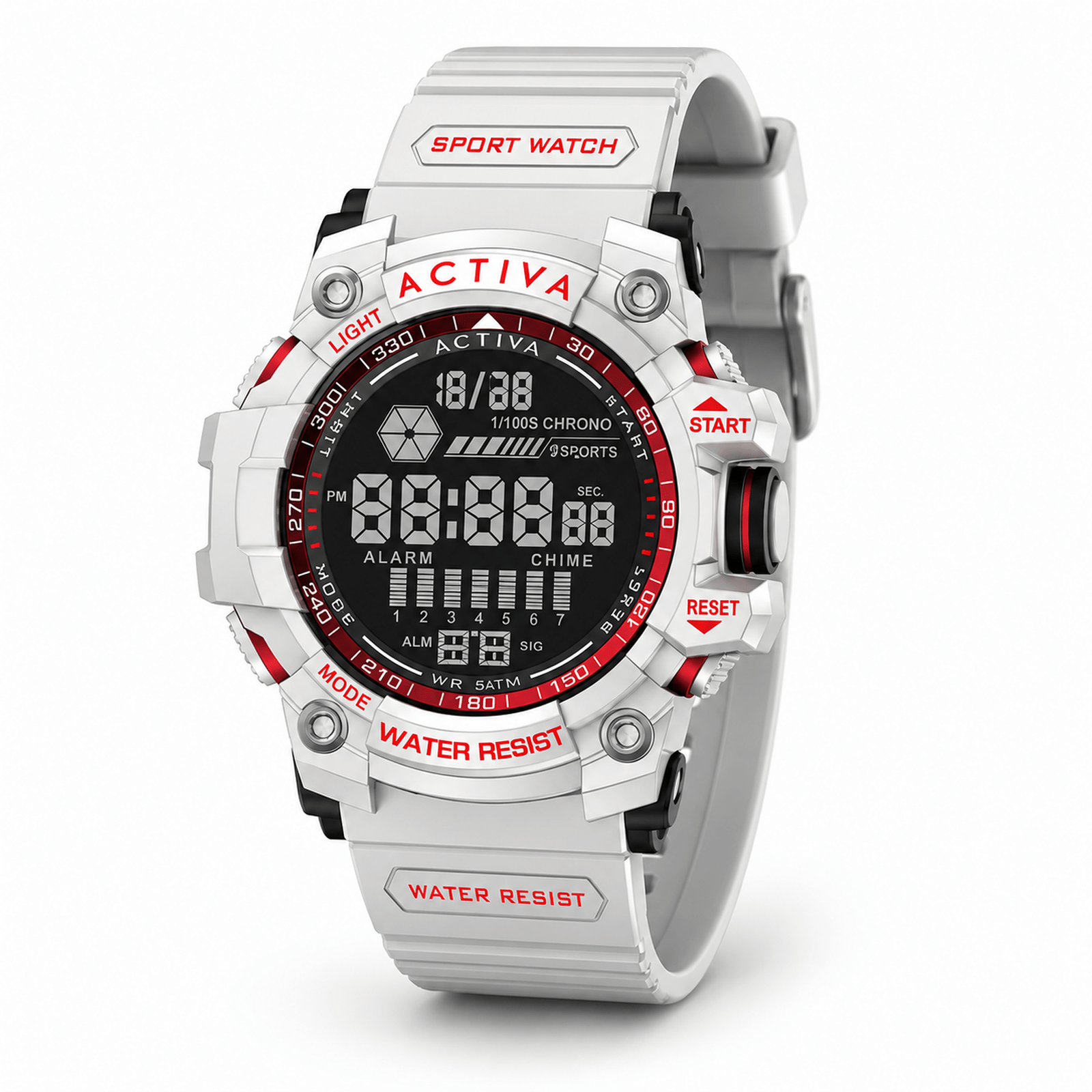 ACW8020-012 - Activa X Invicta Digital Men's Watch - 56mm, White #23
