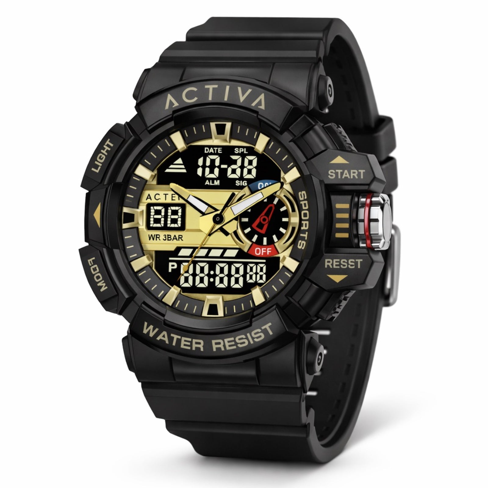 ACW8043-002 - Activa Vord X Invicta Digital Men's Watch - 49mm, Black #2 - image 1