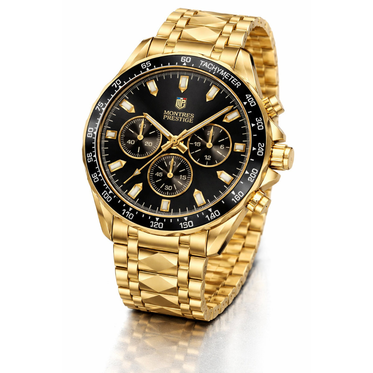 MPW-0344 - Montres Prestige Men's Watch - 44mm, Gold #4