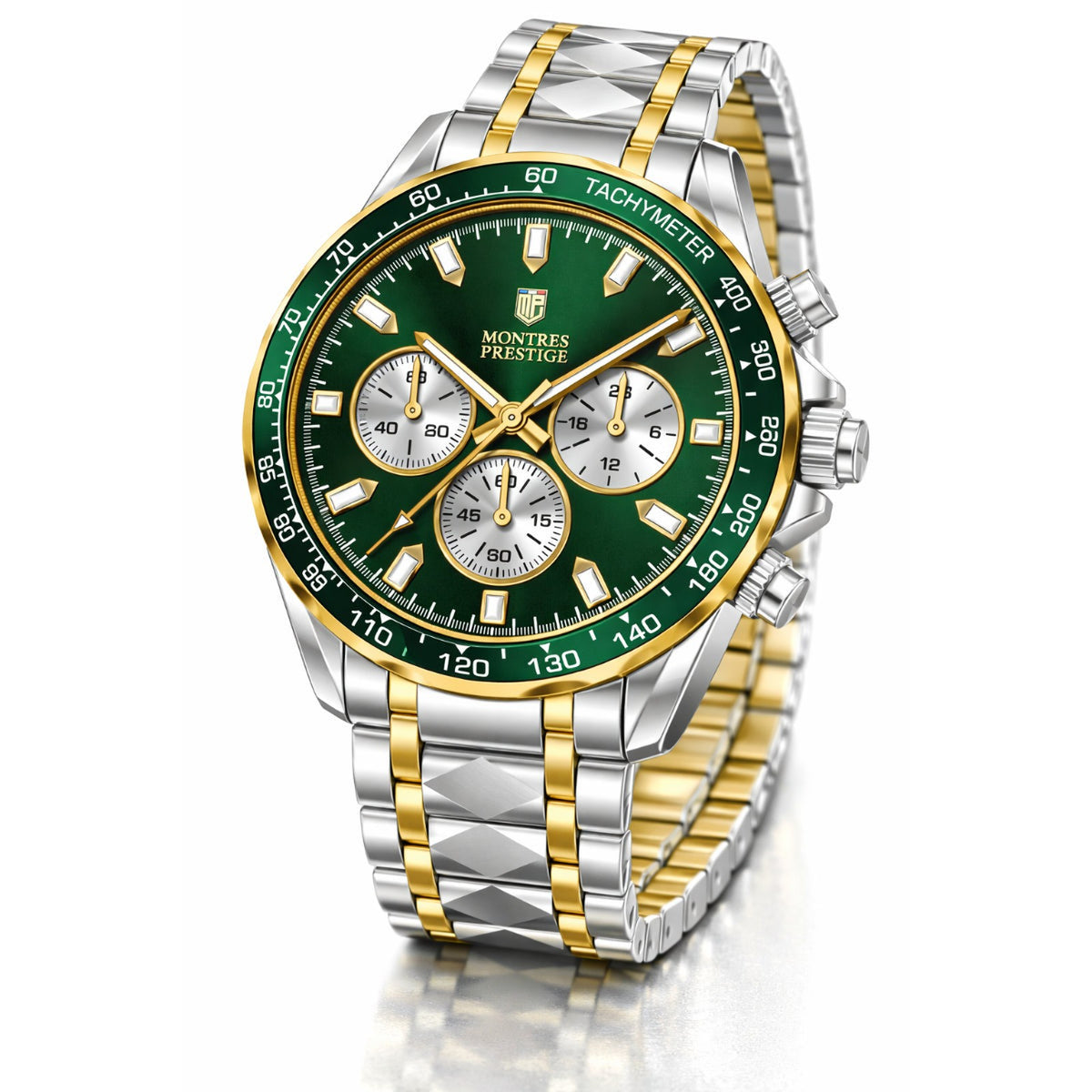 MPW-0346 - Montres Prestige Men's Watch - 44mm, Gold, Steel #11